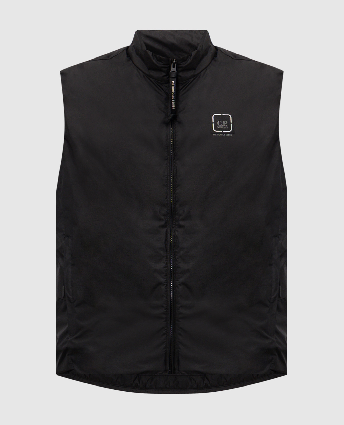 

Black vest with logo print C.P. Company Metropolis