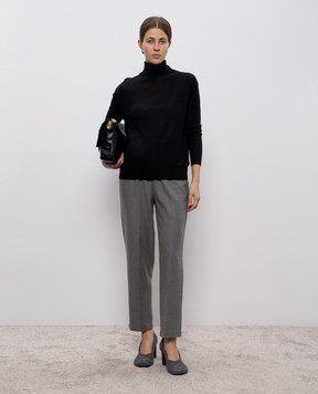 Ballantyne Gray wool pants BLT205UWUNI