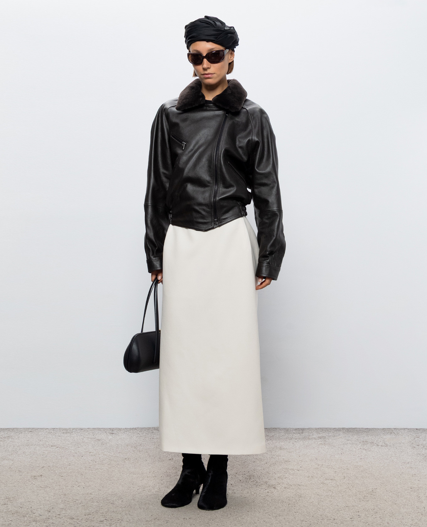 Ivory wool skirt Magda Butrym 2
