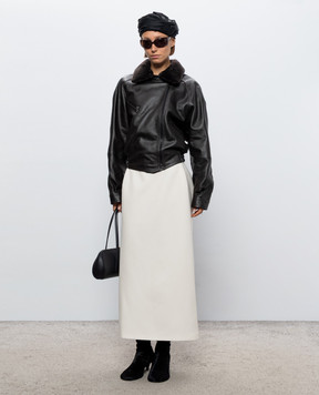 Magda Butrym Ivory wool skirt SKIRT01222926
