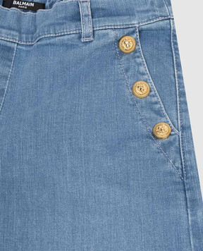 Balmain Children's blue jeans BY6C10Z36641214