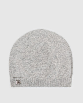 Dolce&Gabbana Grey melange cashmere hat FXQ30TJBW2L