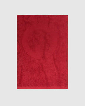 Iceberg Red terry towel with logo pattern ICE26MTW01
