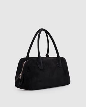 Magda Butrym Brigitte black suede tote bag BRIGITTEBAGREGUL904726