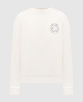 Stone Island Beige sweatshirt with logo print L1S156100001S0283