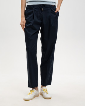 MooRER Blue pants ANTONIA ANTONIADUA