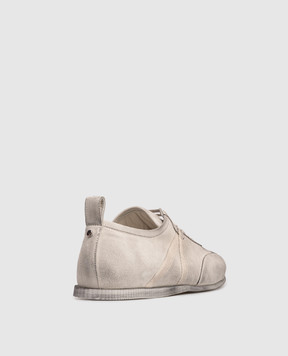 Ann Demeulemeester Beige suede sneakers Siru B0012585LT147