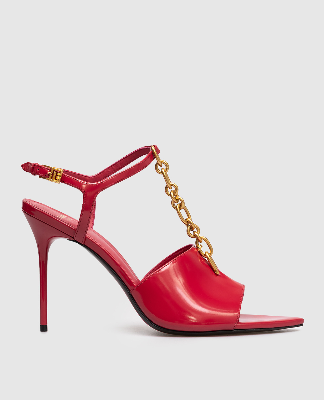 

Pink leather Sync sandals Balmain