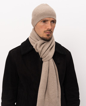 Stefano Ricci Brown cashmere hat K202022CUFF26391