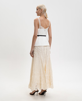Simkhai White double-layered dress 1261215E