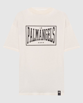 Palm Angels Ivory Box T-shirt PAMAA003JR004