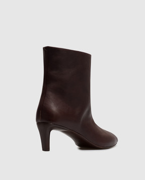 Officine Creative Flore burgundy leather ankle boots FLORE012WRED
