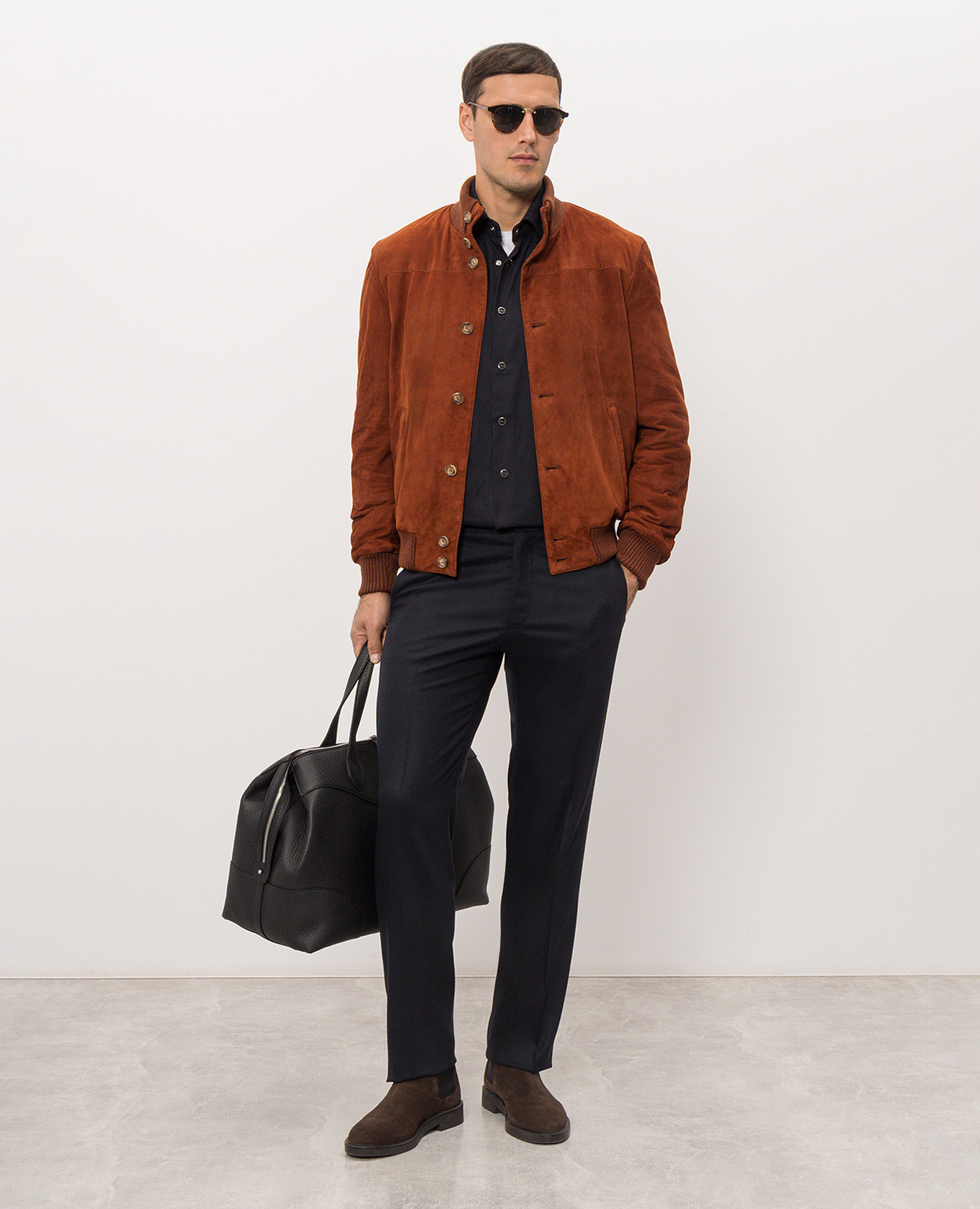 Navy blue shirt Kiton 2