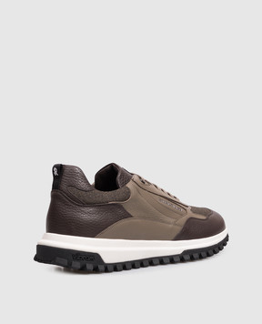 Stefano Ricci Brown combination sneakers UZ30G6711VDTMWY