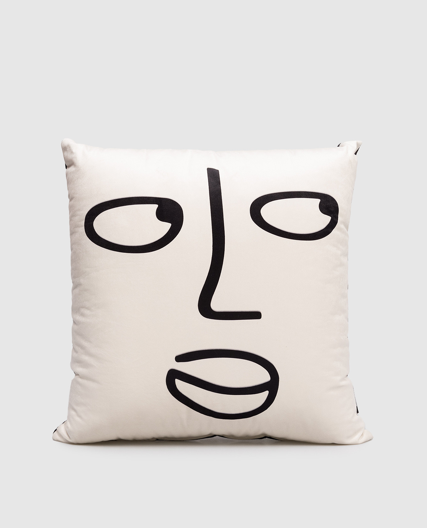 

Who Are You Decorative Pillow Qeeboo, White