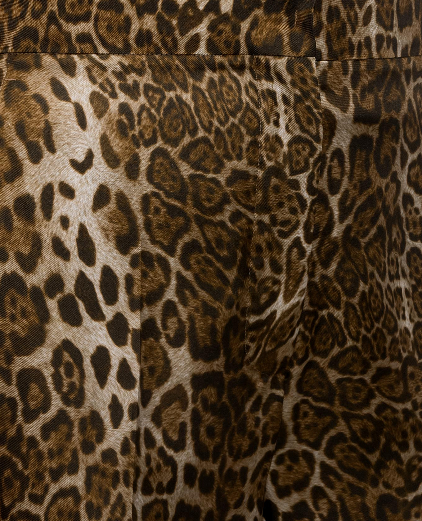 TROMANA brown leopard print silk pants Max Mara 5