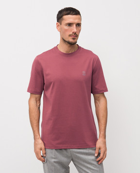 Brunello Cucinelli Burgundy T-shirt M0B138440