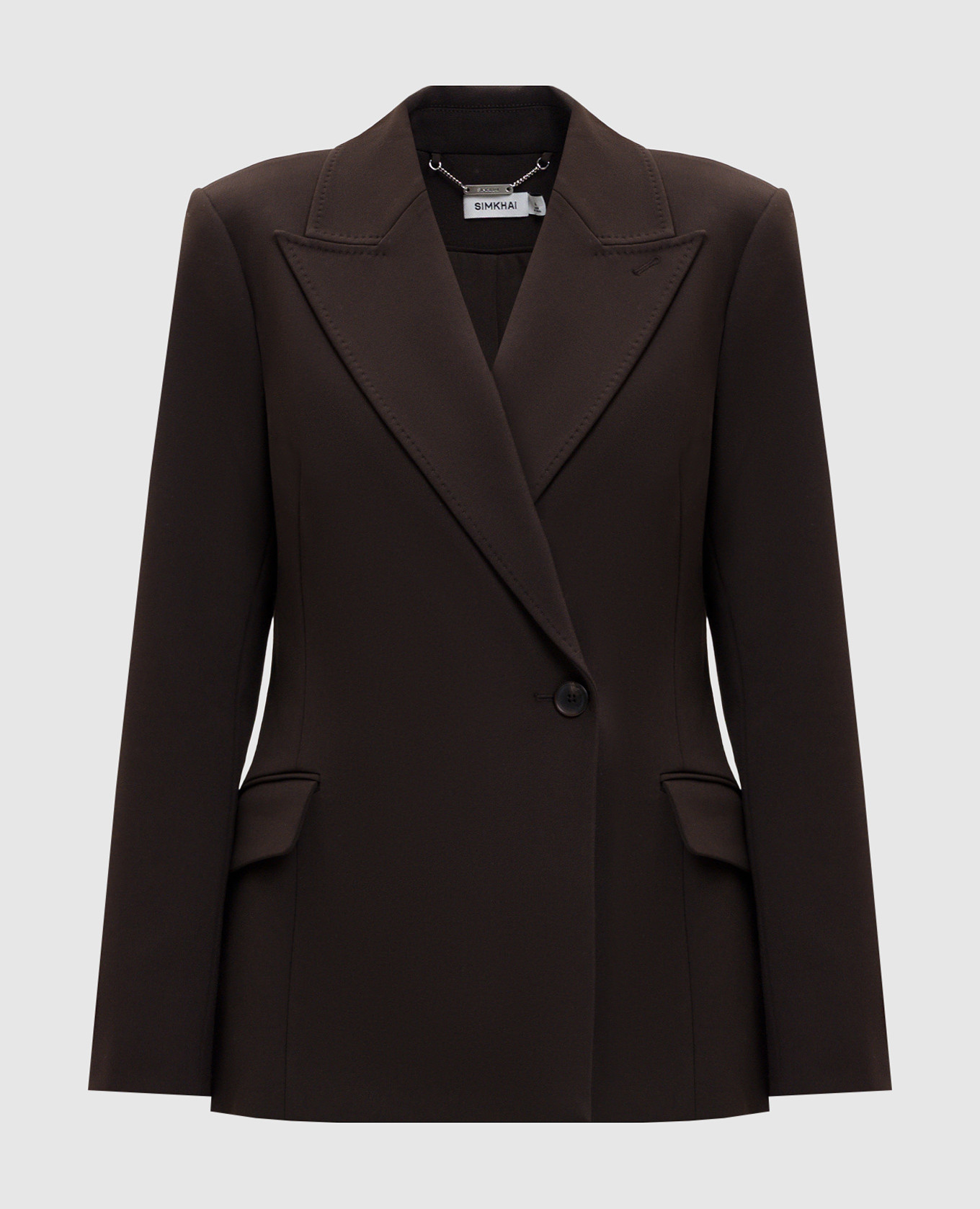 

Brown double-breasted jacket Surabhi Simkhai