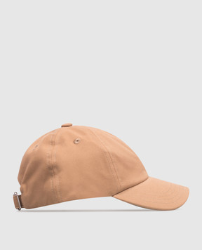 Ami Paris Children's brown cap with embroidery KCP288AW0041