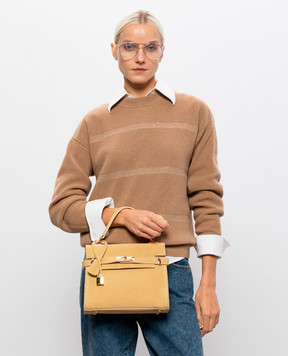 Gianni Notaro Beige suede bag 099SUEDEORO