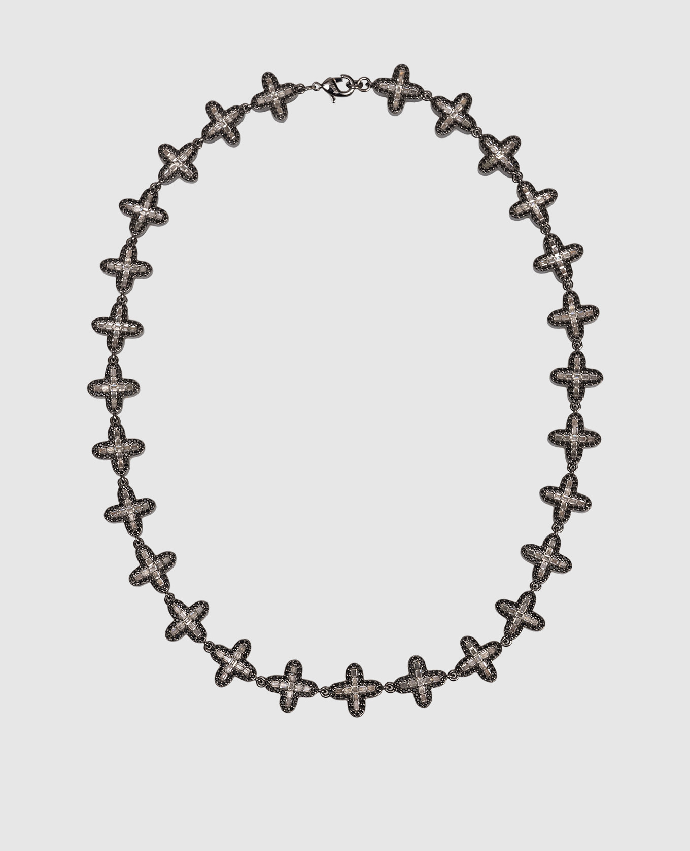 

Clover Baguette Necklace Darkai, Black