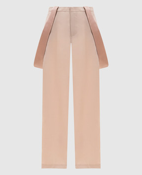 Dondup Beige wool pants DP872WFH188DXXX