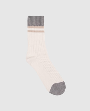 Brunello Cucinelli Beige socks MCS93551