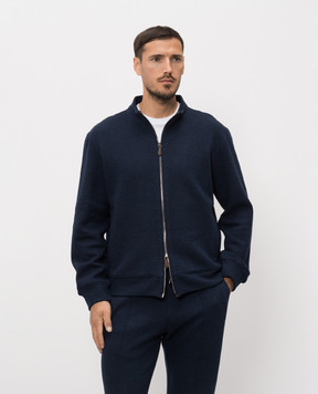ISAIA Blue cashmere sports jacket MF001987200