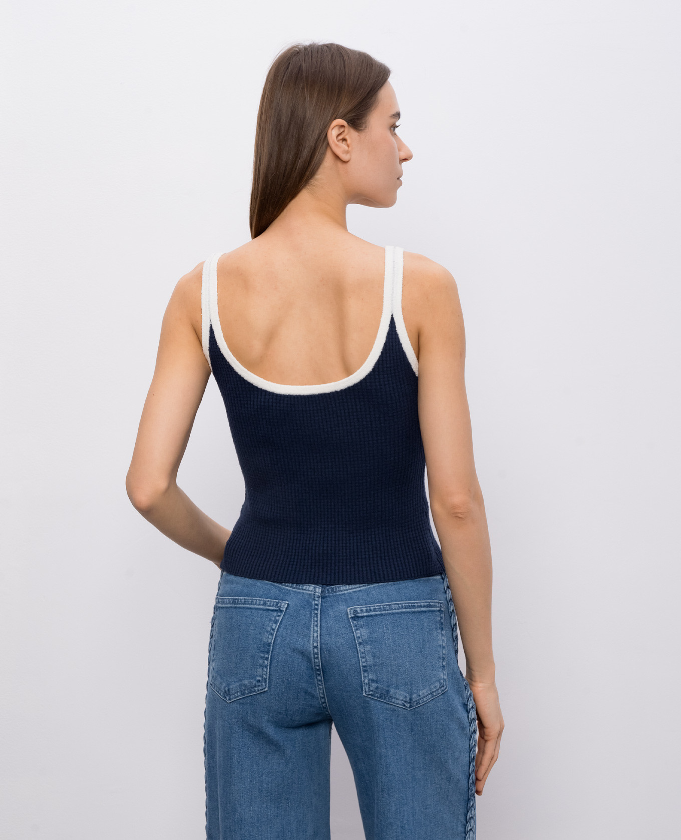 

Rayne blue tank top Simkhai
