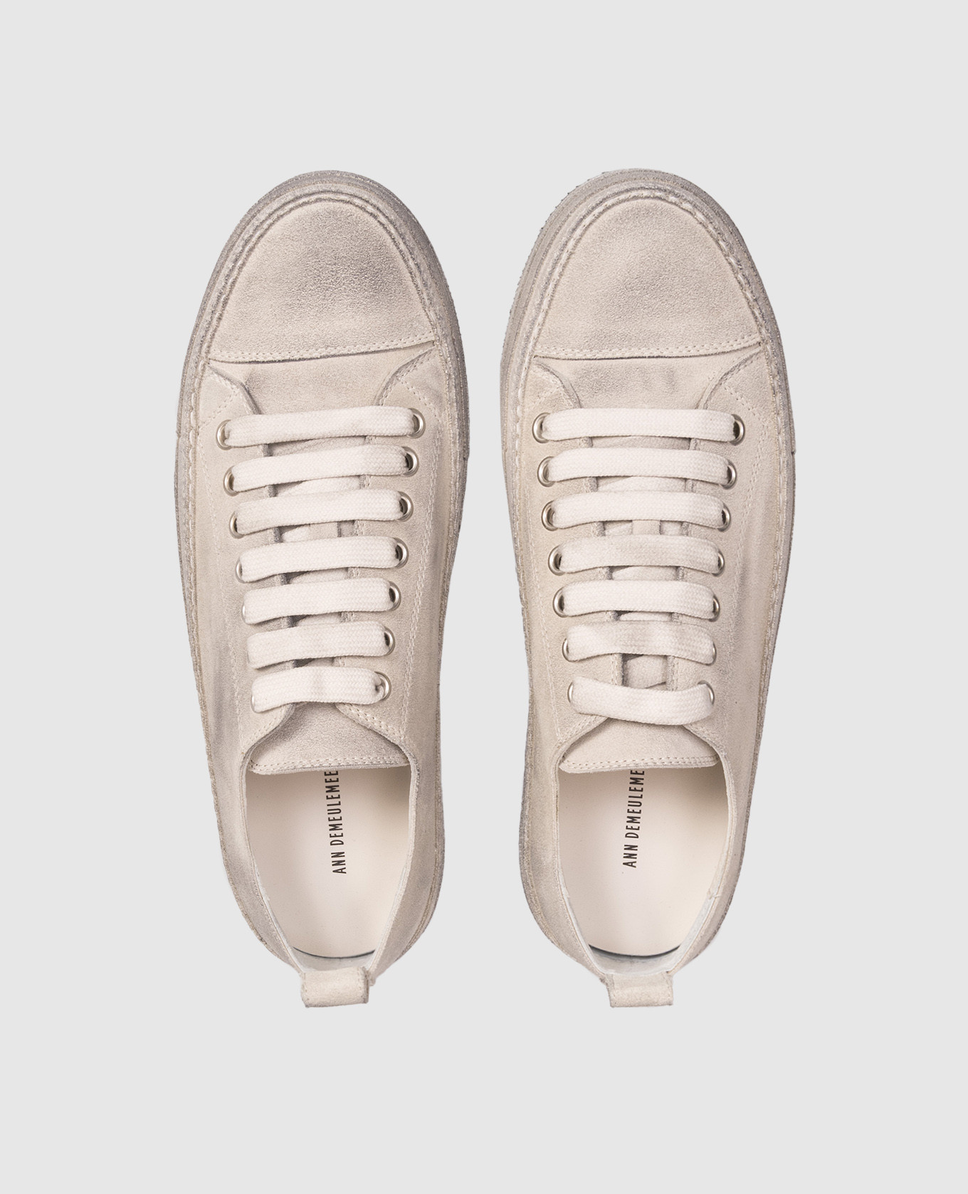 

Beige suede Nono sneakers Ann Demeulemeester