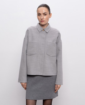 Fabiana Filippi Gray wool jacket CTD216F196M261