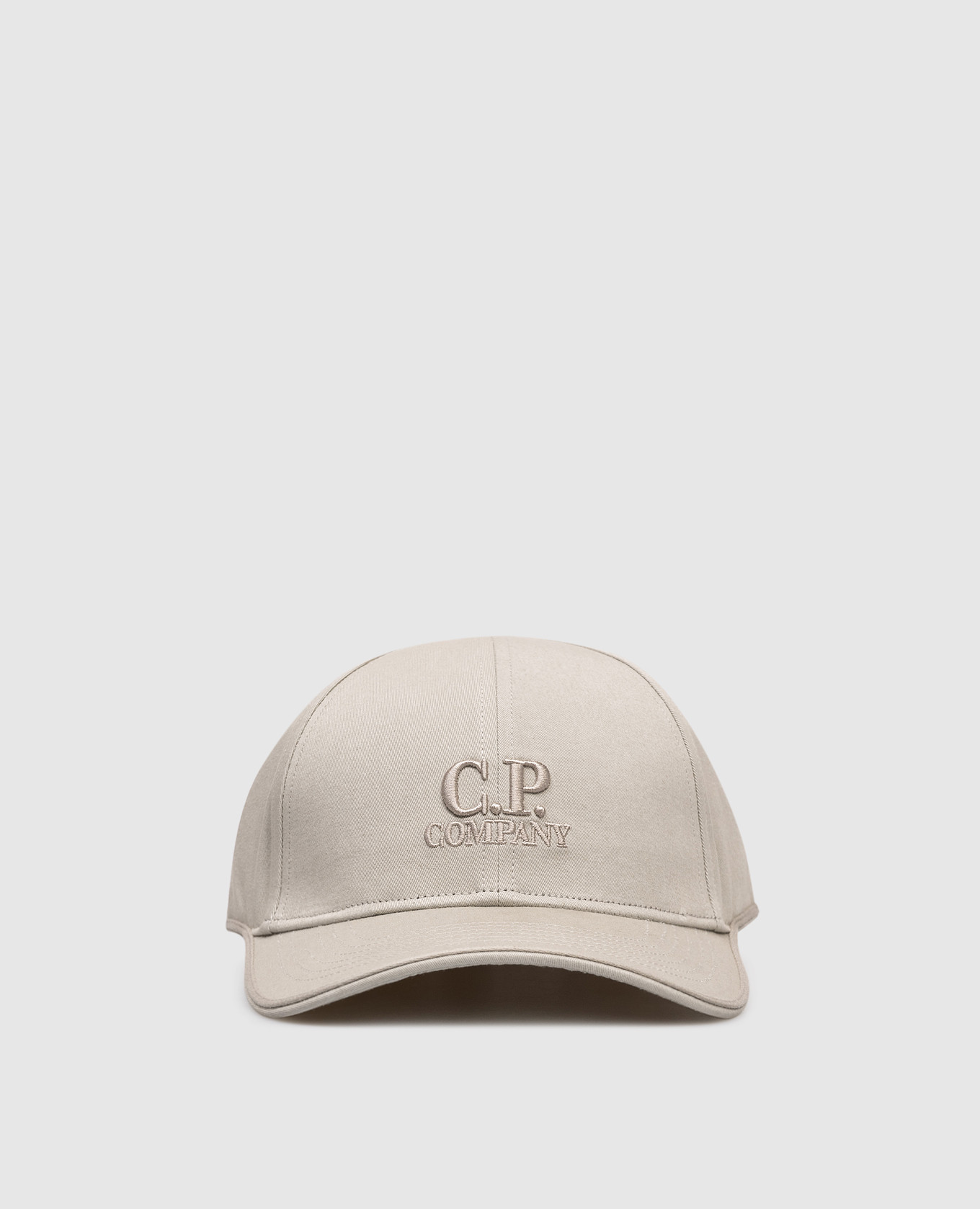 

Gray cap with logo embroidery C.P. Company, Grey