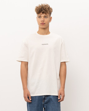 Premiata Ivory T-shirt with contrast logo PA1027