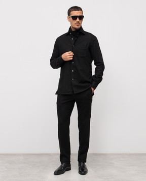 Kiton Black wool pants UPN01K0124G