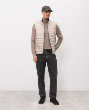 Herno Beige reversible down vest PI001320U12020Z