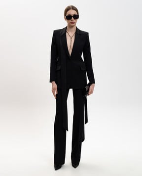 The Attico Black wool jacket 260WCG00089WWW065AA
