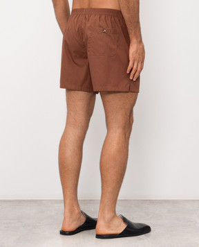 Dolce&Gabbana Brown loose-fitting boxer briefs M3A12TON0ED