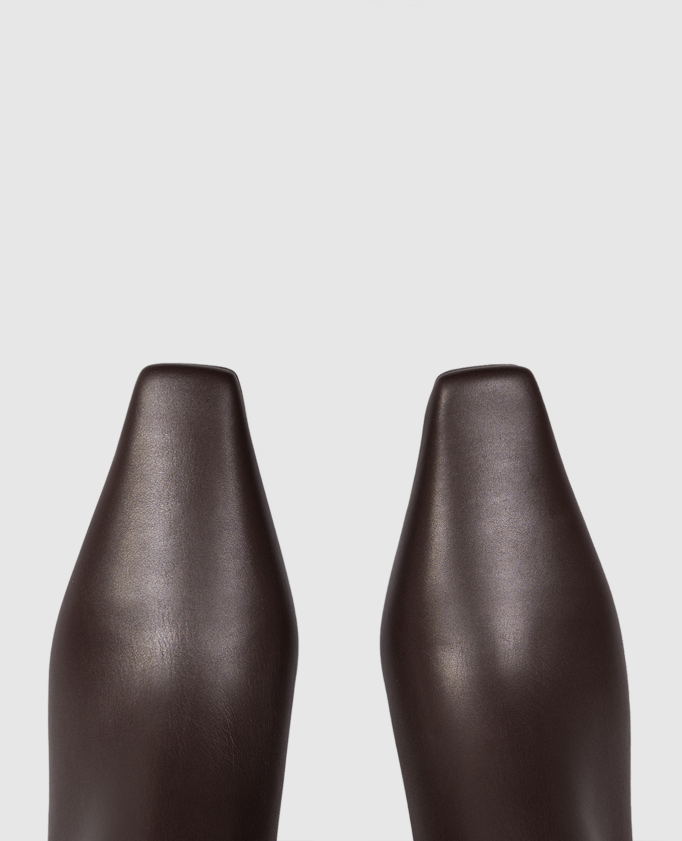 Brown leather ankle boots with monil chain Brunello Cucinelli 4