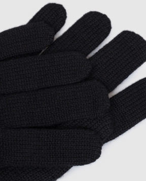 Brunello Cucinelli Black cashmere gloves M2293118