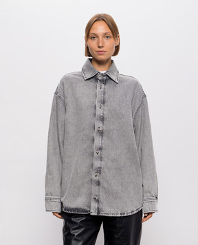 Solotre Gray denim shirt M1AC0117