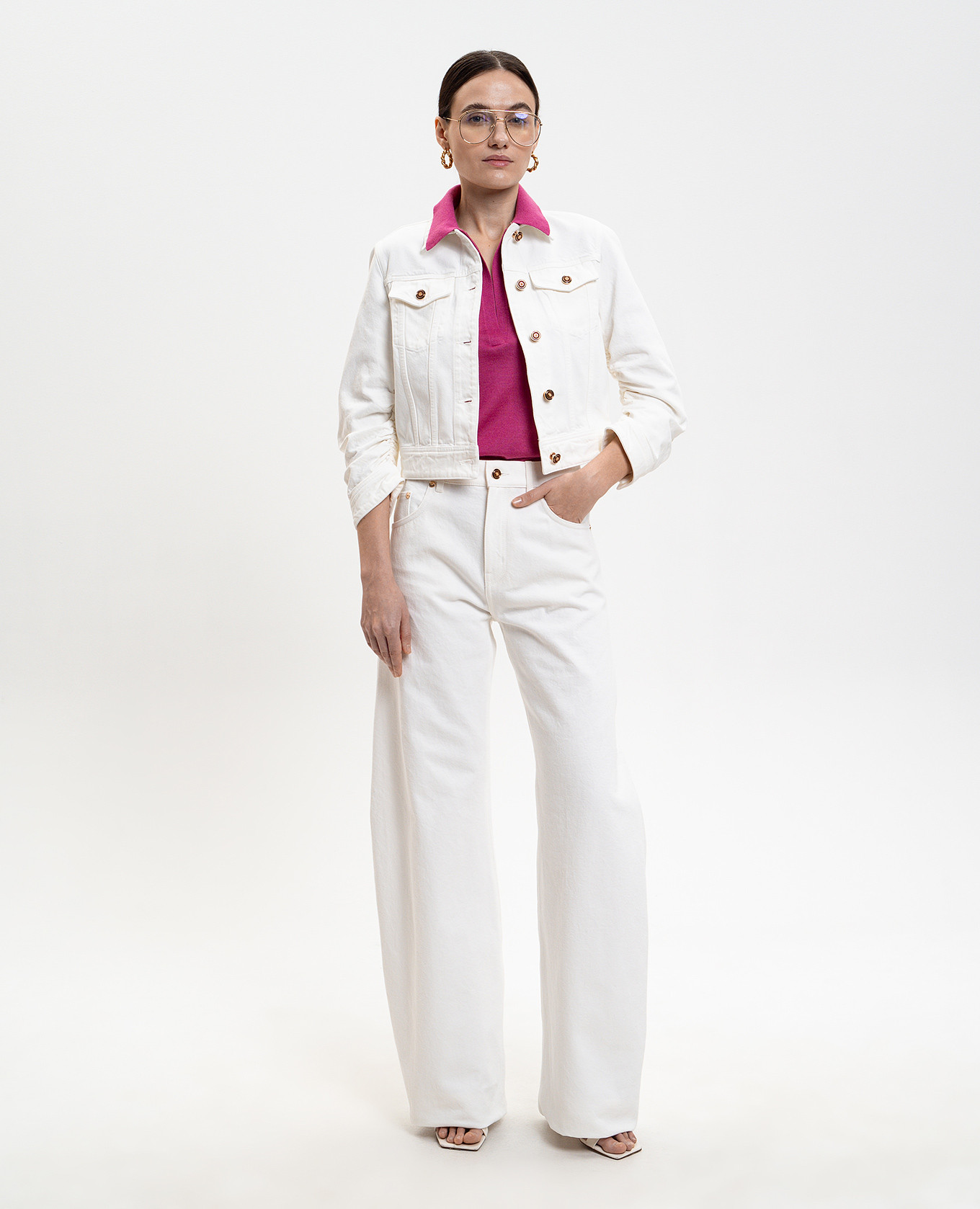 

Frank pink cashmere and silk top Gabriela Hearst