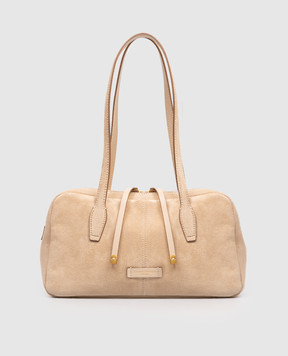 Gianni Chiarini Beige suede bag Aryna BS12219CMPL