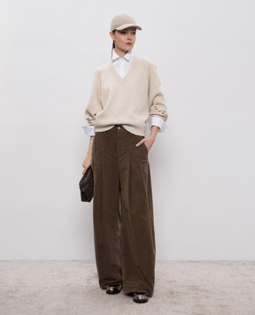 Brunello Cucinelli Beige cashmere pullover M1E224702