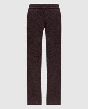 Sporty & Rich Brown cashmere and wool pants PA02783327BR03