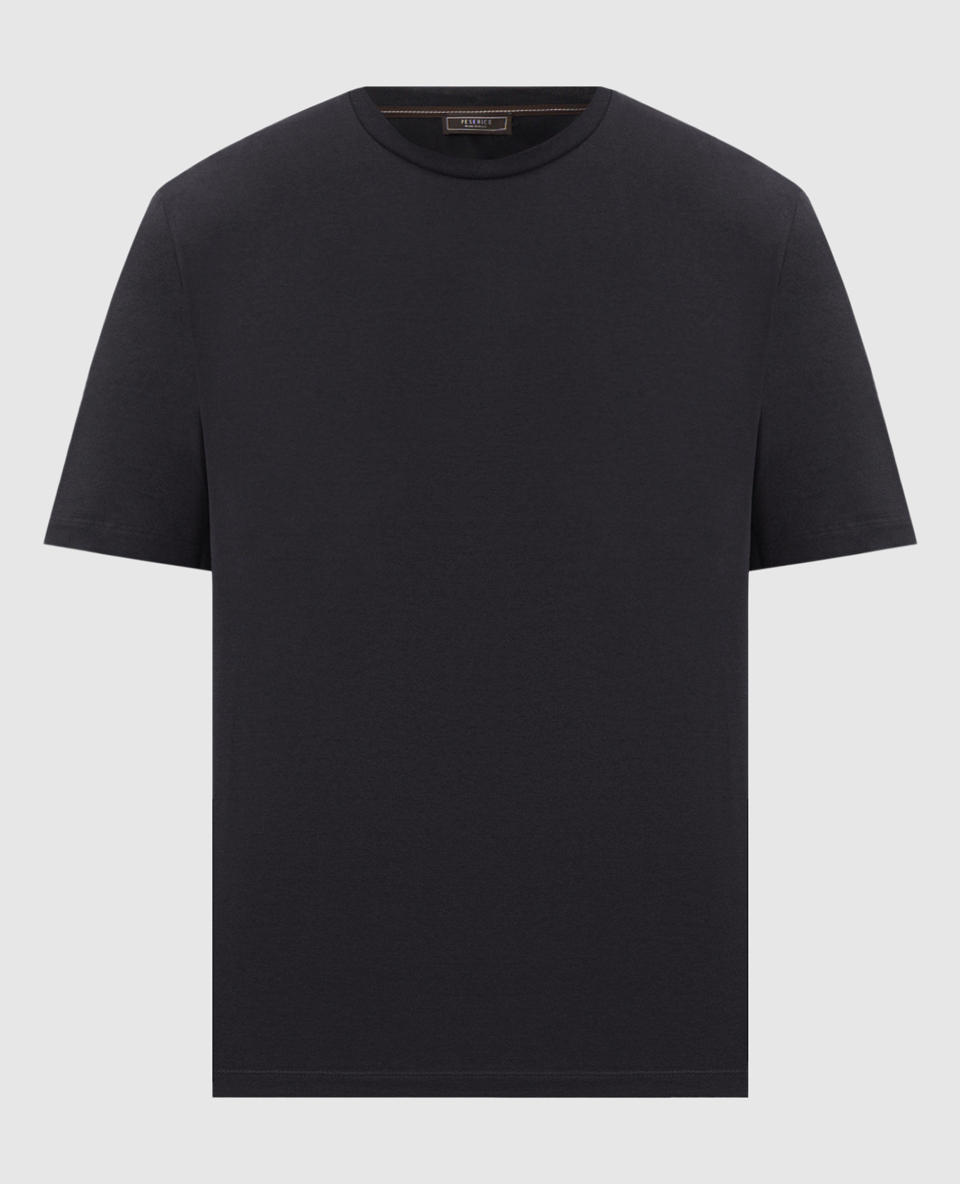 Navy blue t-shirt with logo print