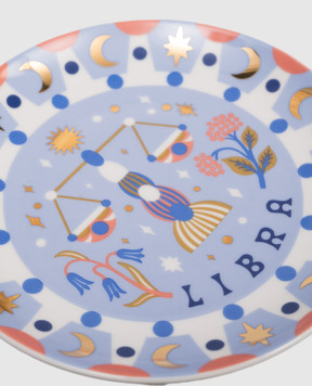 Bitossi Home Libra blue porcelain appetizer plate AST00001