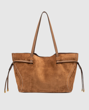 Gianni Chiarini Violette brown suede tote bag BS11285CMPL