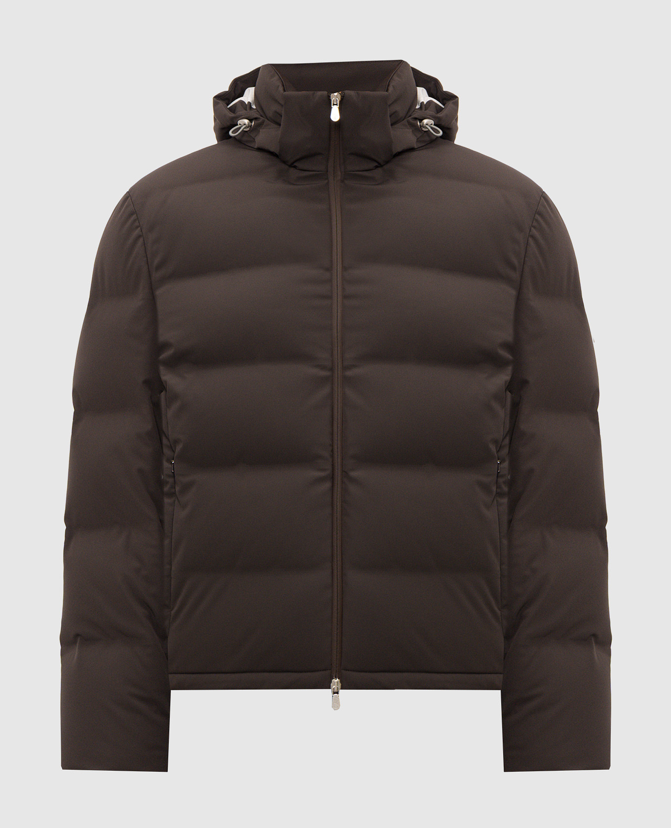 Brown down jacket