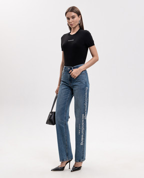 Alexander Wang Blue jeans CRYSTAL MIRROR 4DC3264200