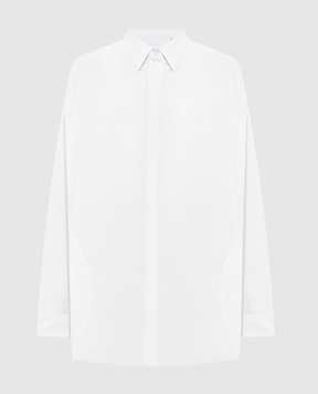 Off-White White shirt with logo embroidery 2FB00371T